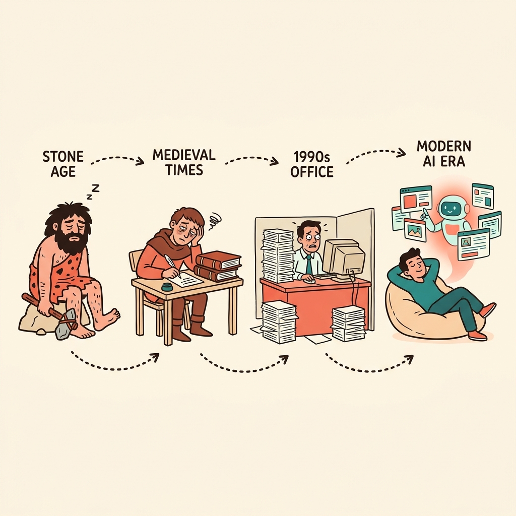 일러스트 2-1: 도구 진화 타임라인